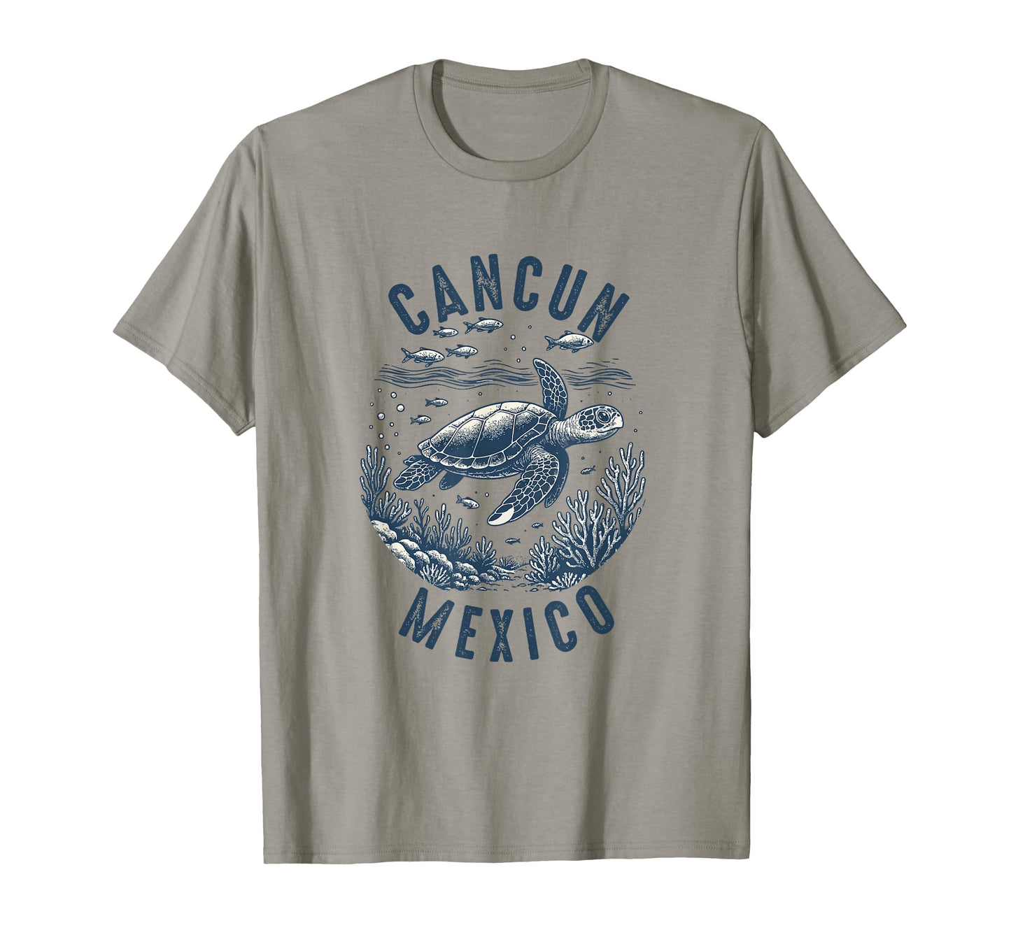 Cancun Mexico Souvenir Family Matching Vacation Sea Turtle T-Shirt