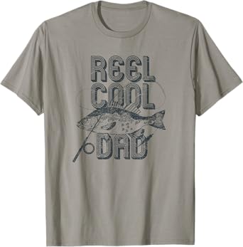 Reel Cool Dad Funny Fishing Fathers Day Gift for Fisherman T-Shirt