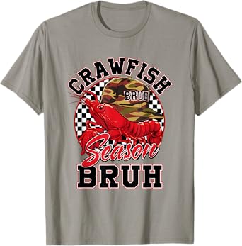 Crawfish Season Bruh Funny Crawfish Boil Lobster Hat Boy T-Shirt