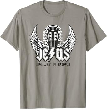 Jesus Rock and Roll Christian Music Worship Bible Verse T-Shirt