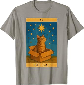 The Cat Tarot Card Cat Lover Funny Cat T-Shirt for Men Women Kids