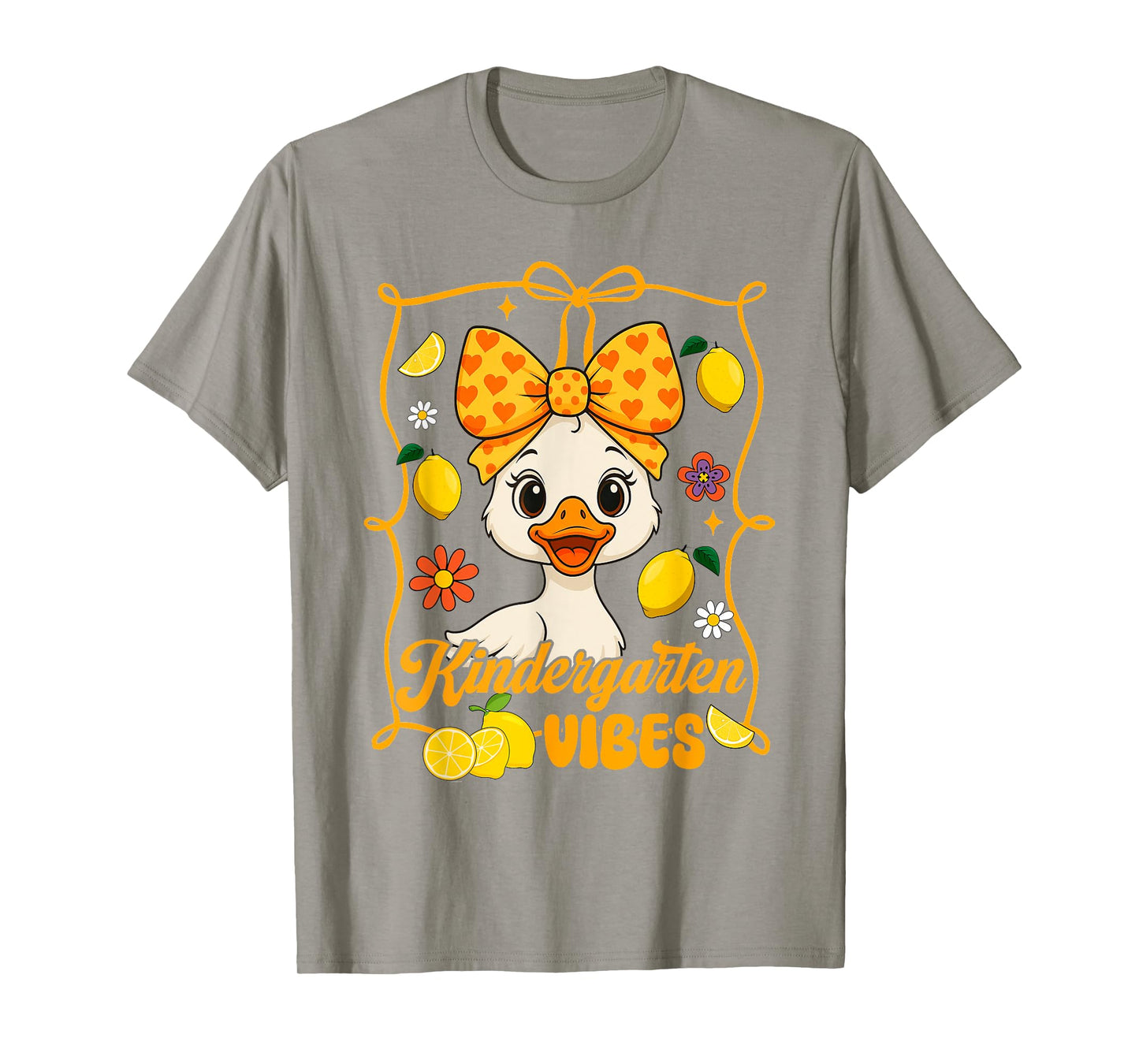 Kindergarten Vibes Kindergarten Teacher Duck Back to School T-Shirt