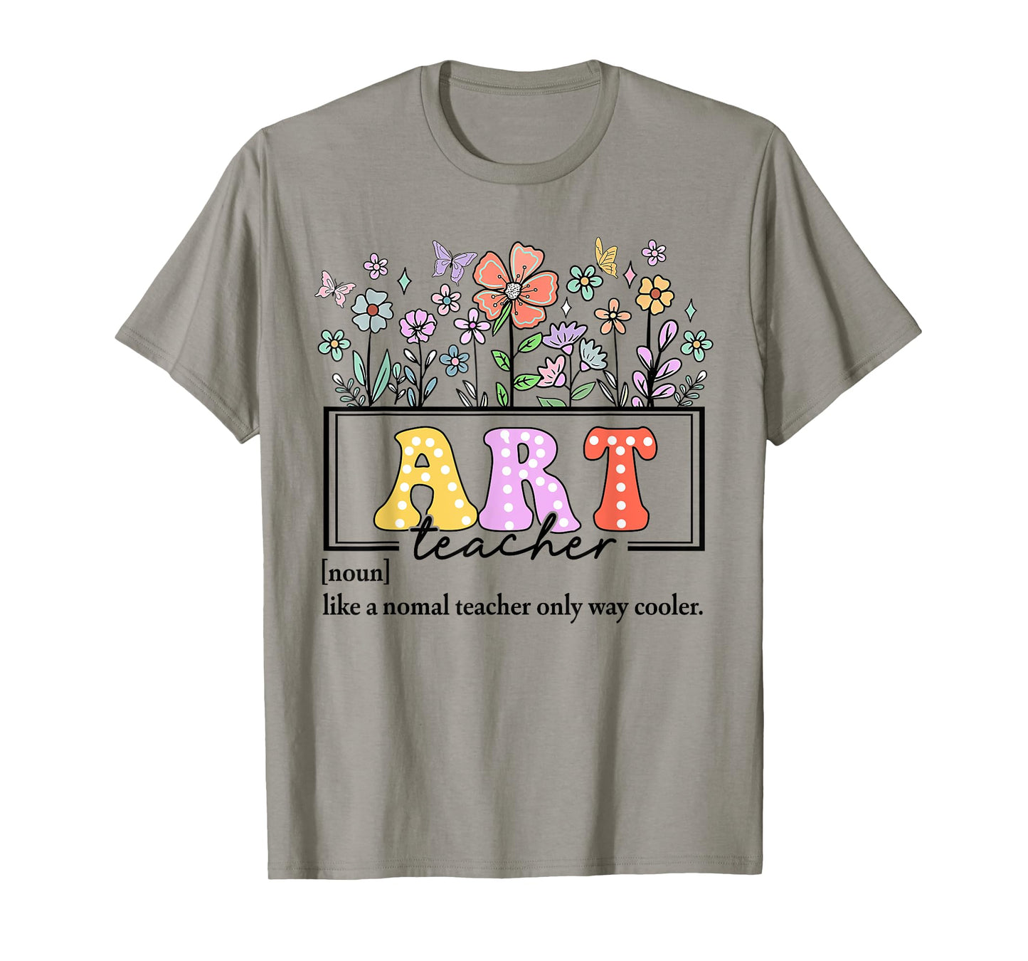 Art Teacher Definition for Back to School Teacher Day T-Shirt for Men Women Girls Kids