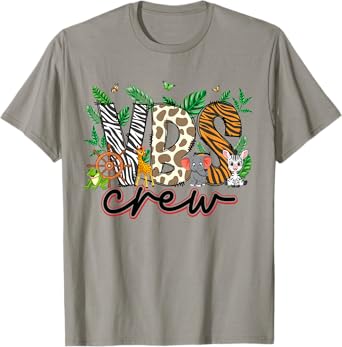 VBS Crew VBS 2024 Vacation Bible School Jungle Adventures T-Shirt