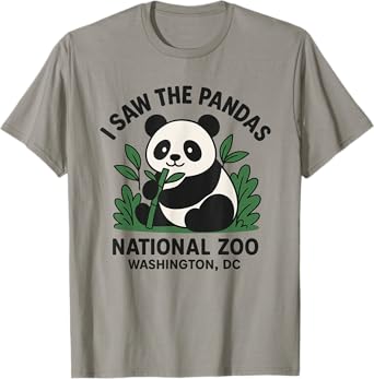 Washington DC Family Trip Funny Panda Zoo DC T-Shirt