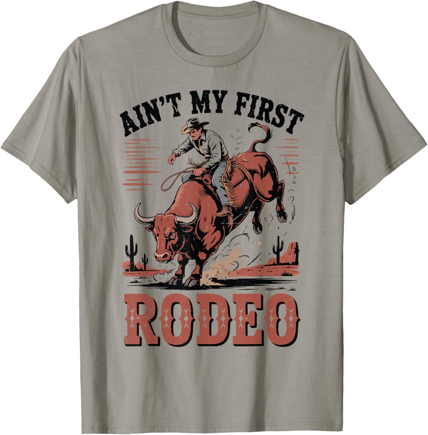Aint My First Rodeo Bull Riding Cowboy Dad Rider Boy Toddler T-Shirt