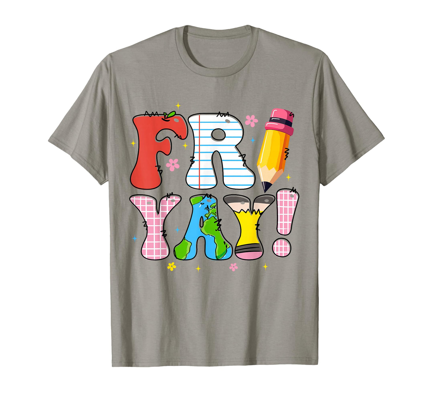 FRIYAY Happy Weekend Trip Friday Teacher Student Kid Fri Yay T-Shirt
