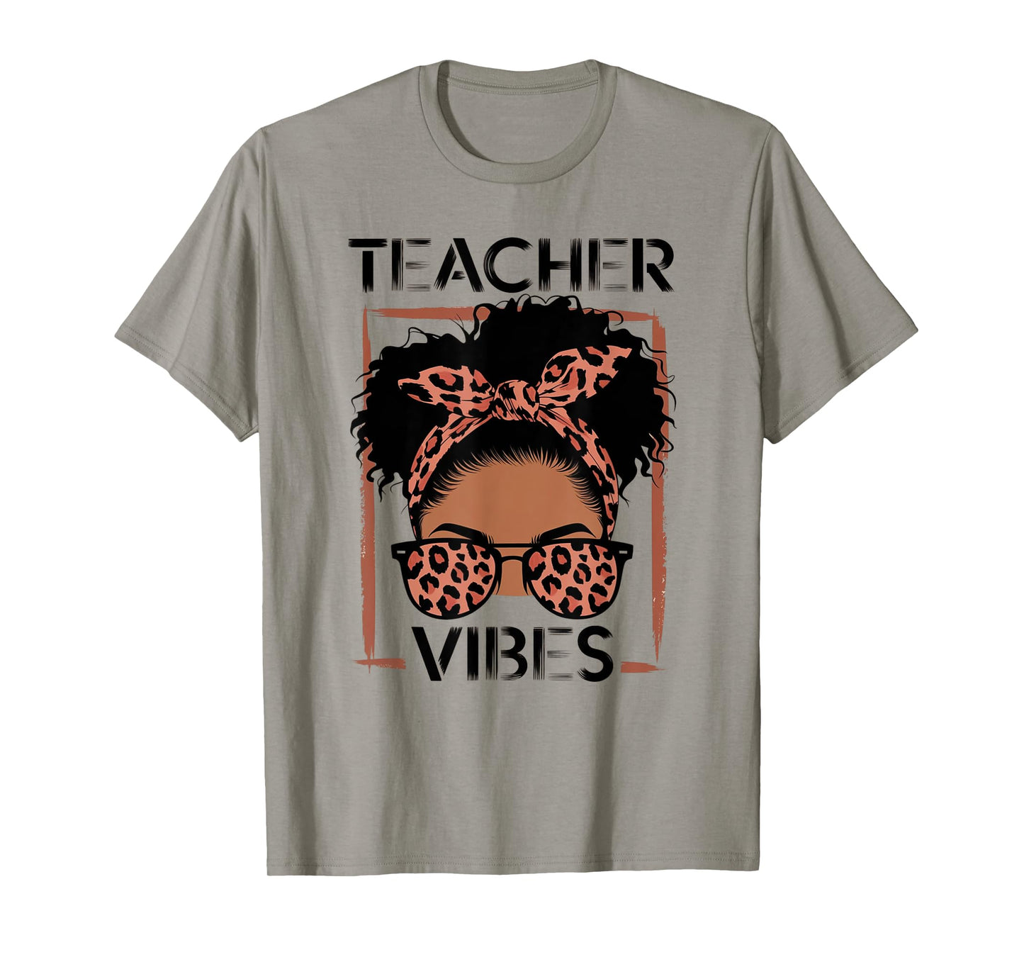 Teacher Vibes Black History Month Afro American Motivation T-Shirt