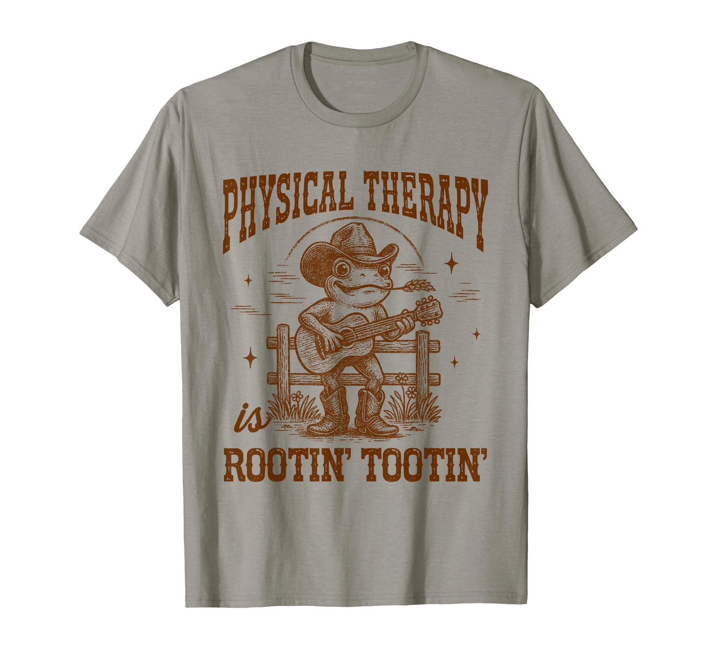 Physical Therapy is Rootin' Tootin' Western Frog Cowboys T-Shirt
