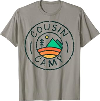 Cousin Camp Friends Summer Travel Family Camping Vacation T-Shirt