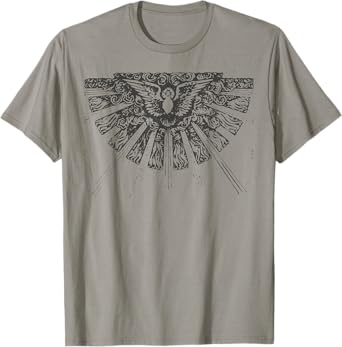 Filled with the Holy Spirit Pentecost Sunday Fire Flame T-Shirt