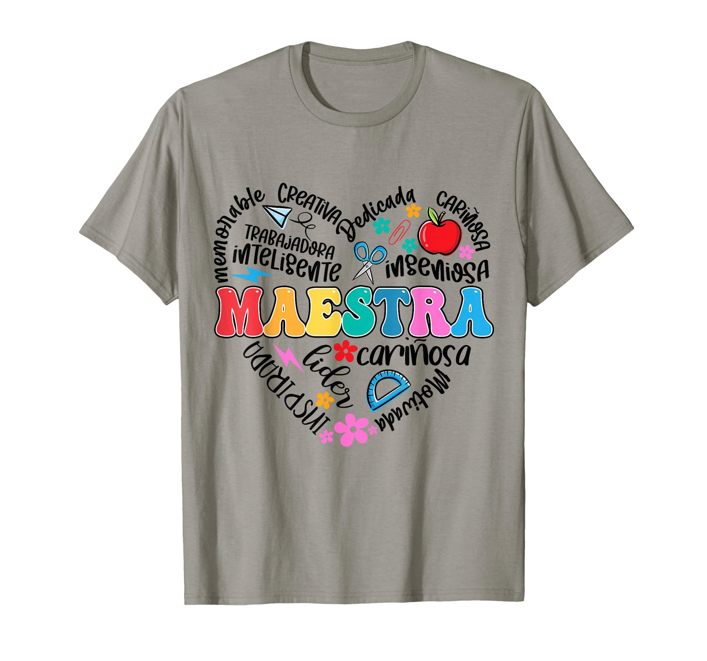 Maestra Spanish Teacher Appreciation Bilingual Teaching Life T-Shirt