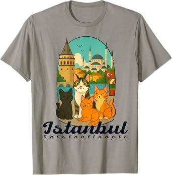 Istanbul, Turkey - Catstantinople City of Cats T-Shirt