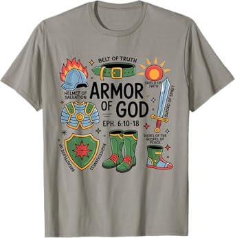 Christian Boys Armor of God Jesus is King T-Shirt