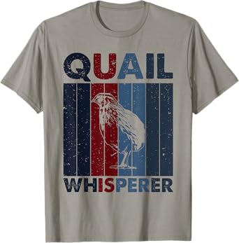 Hunting Dad Mom Whisperer - Hunter Vintage Quail T-Shirt