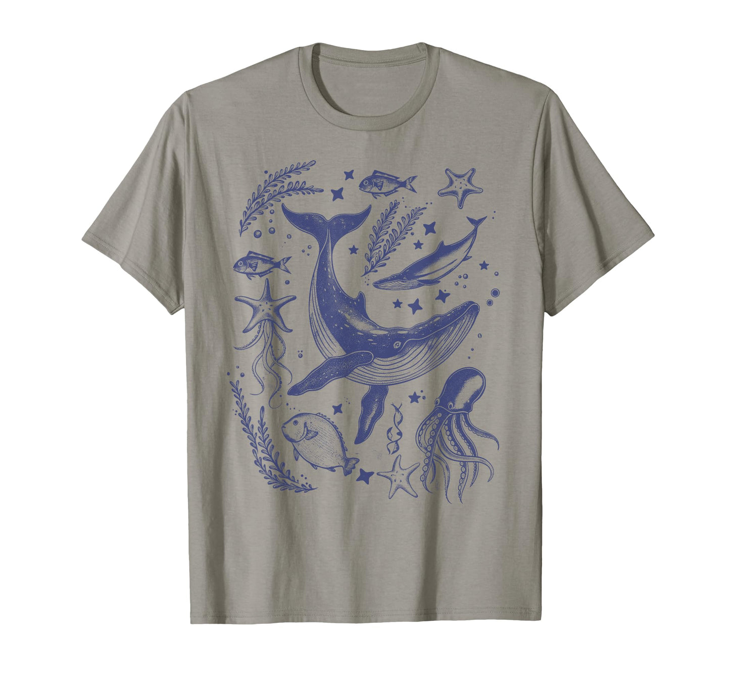 Ocean Marine Life Collection Sea Life lover Graphic T-Shirt