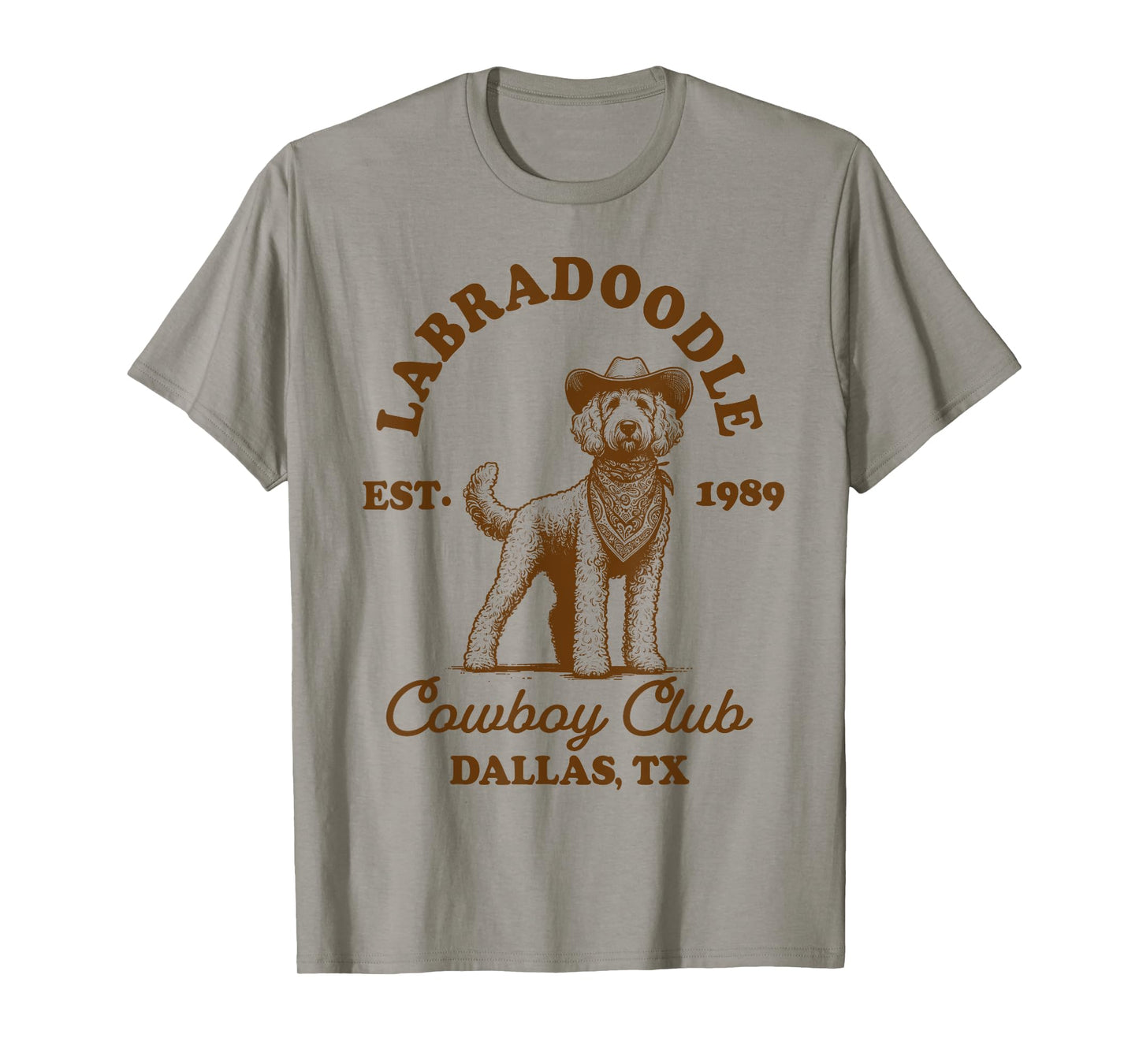 Labradoodle Mom Western Howdy Labradoodle Cowboys Club T-Shirt