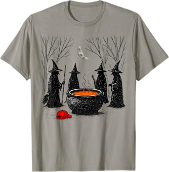 Spooky Witch Halloween Anti Trump Feminist Women Rights T-Shirt