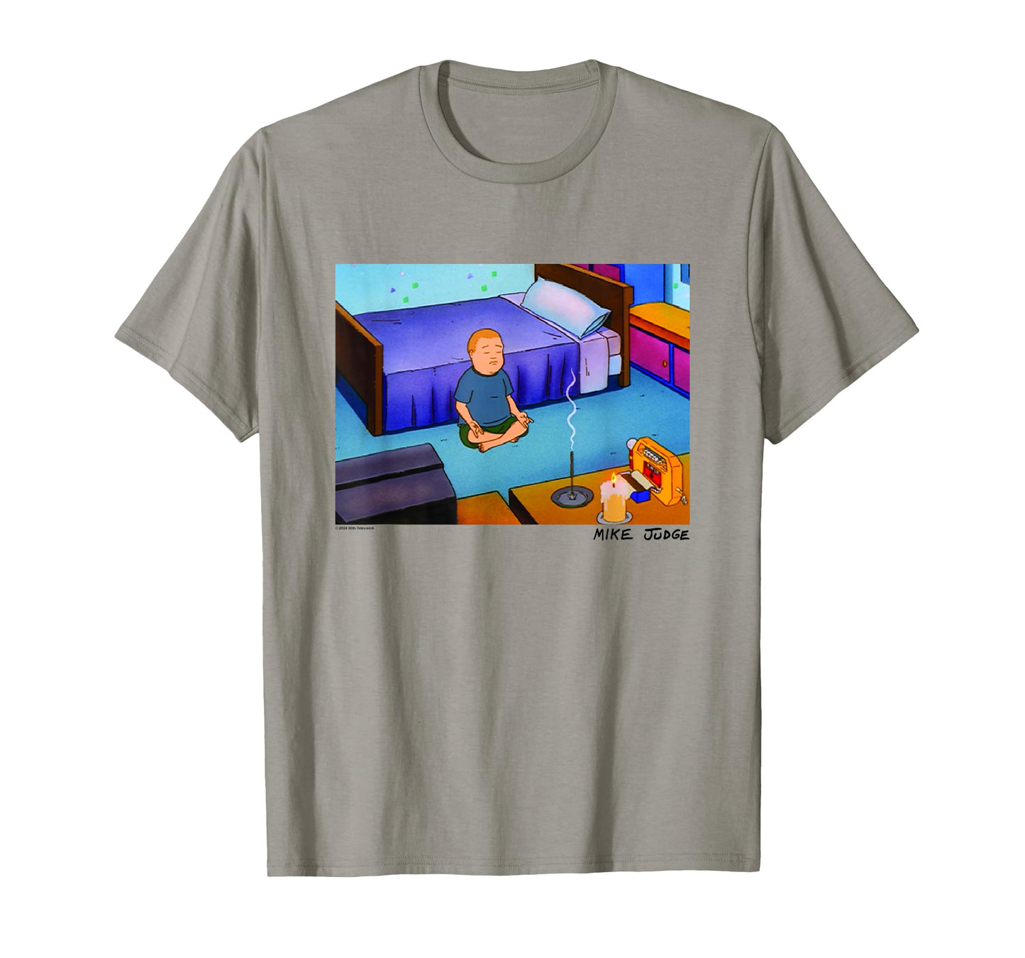 King Of The Hill Bobby Hill Inner Peace Big Chest Poster T-Shirt