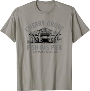 Cherry Grove Pier North Myrtle Beach S.C. Dock Photo T-Shirt T-Shirt