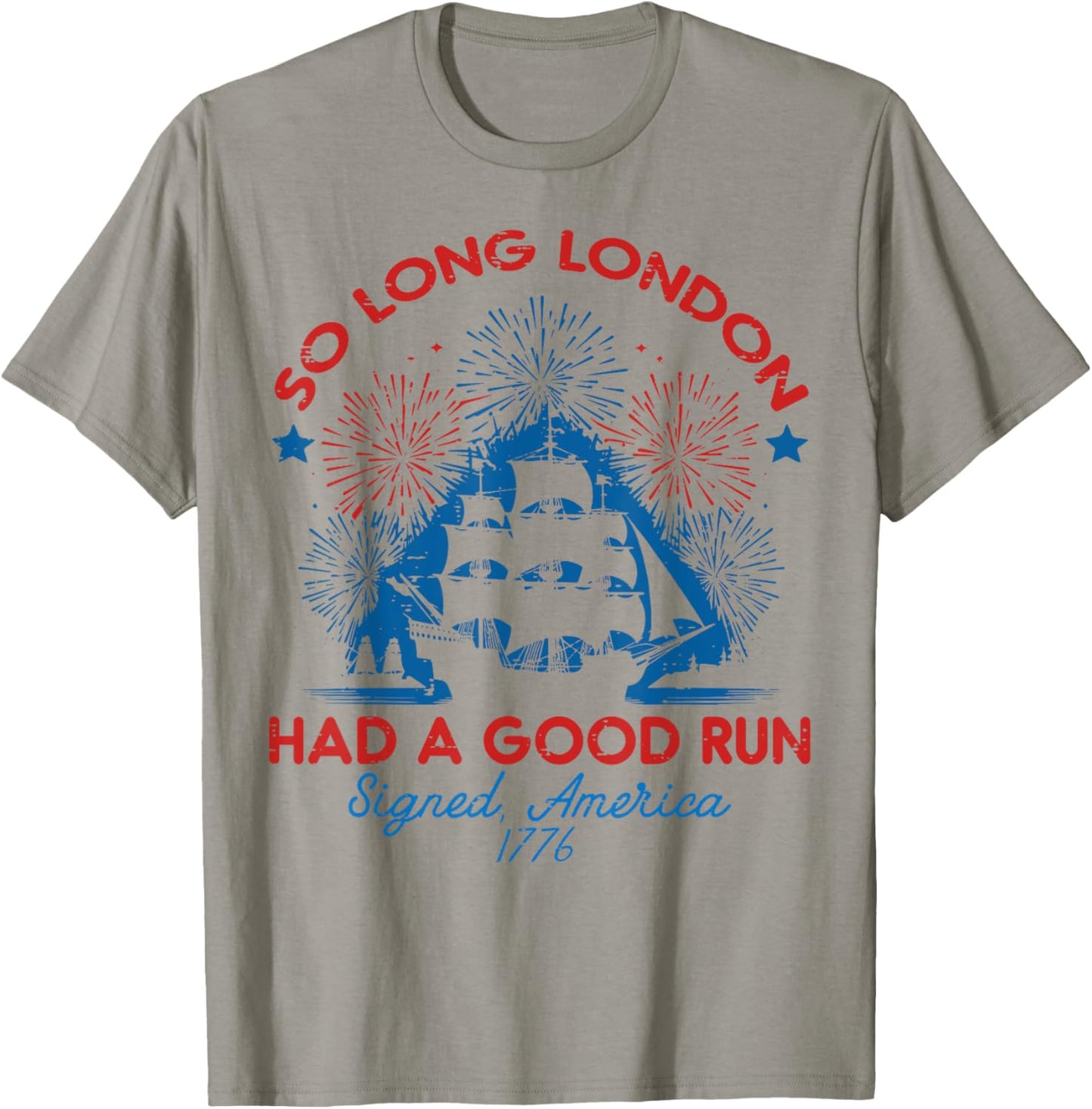 So Long London Had Good Run Signed America Men Women Kids T-Shirt