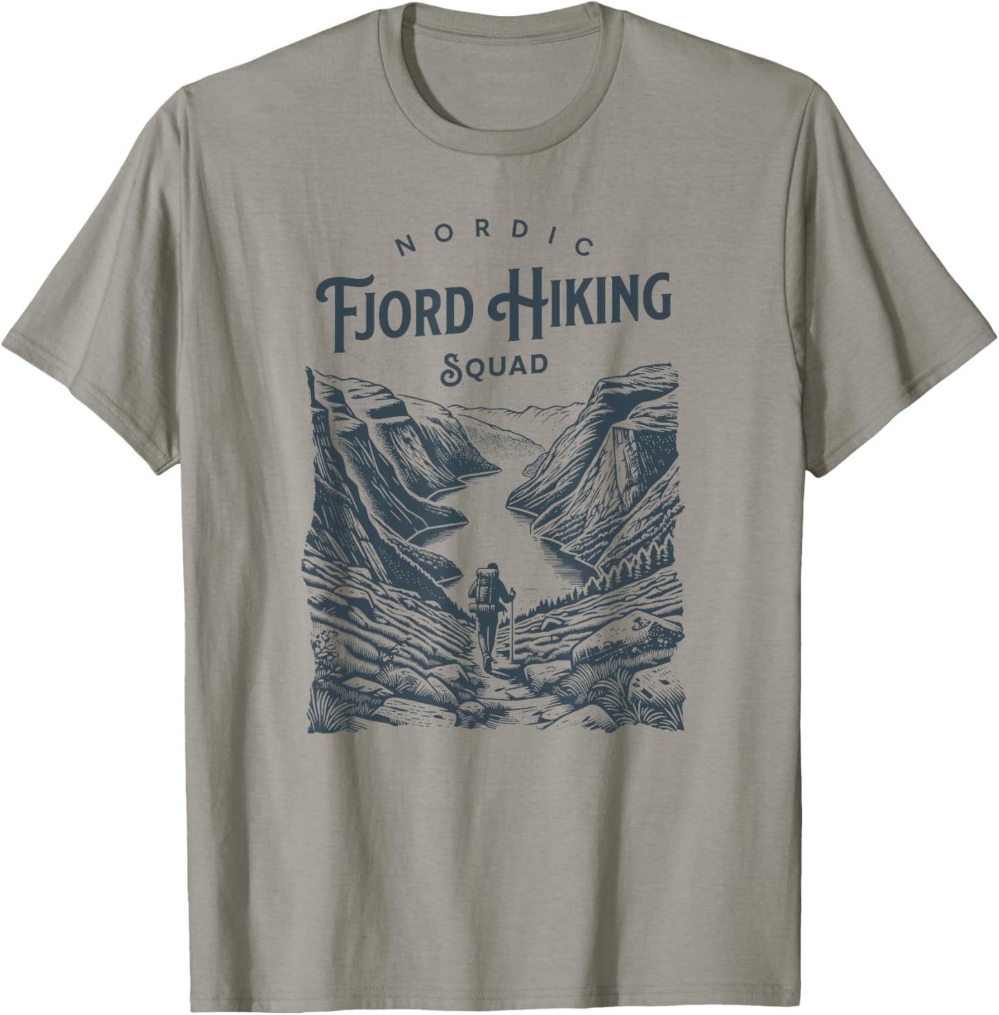 Norway Fjord Hiking Adventure Geiranger Outdoor Travel T-Shirt