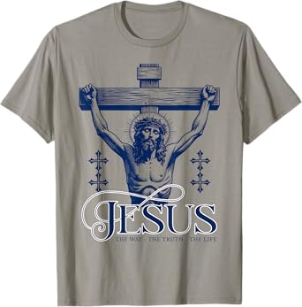 Jesus on the Cross - For a Catholic Christian Faith Follower T-Shirt