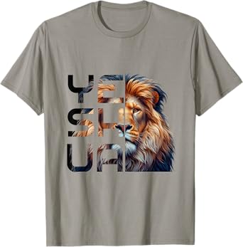 Christian Religious Jesus The Lion Of Judah Yeshua Bible T-Shirt