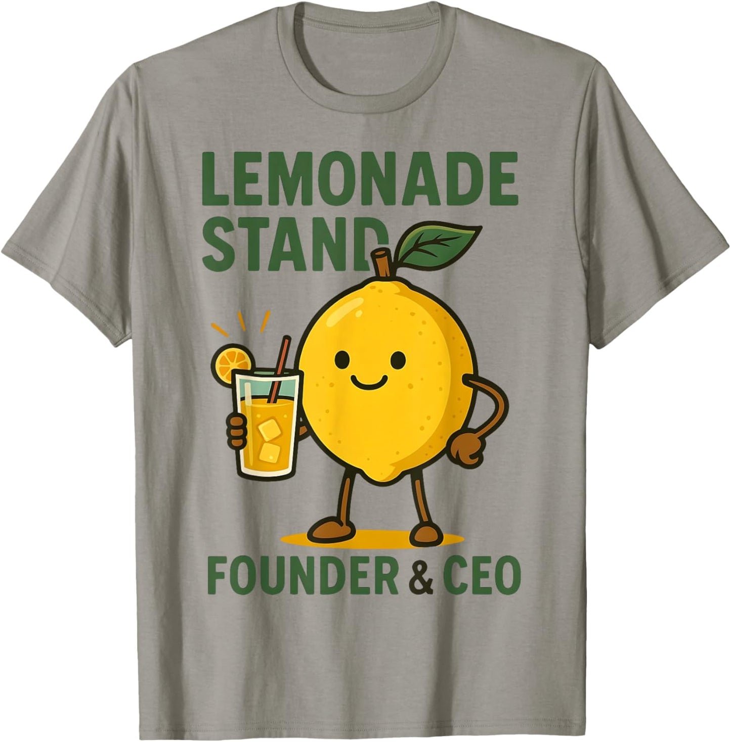 Retro Lemonade Stand Founder And CEO Gift For Men Women Kids T-Shirt