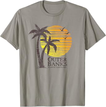 Vintage Outer Banks OBX North Carolina Mens Womens Souvenir T-Shirt