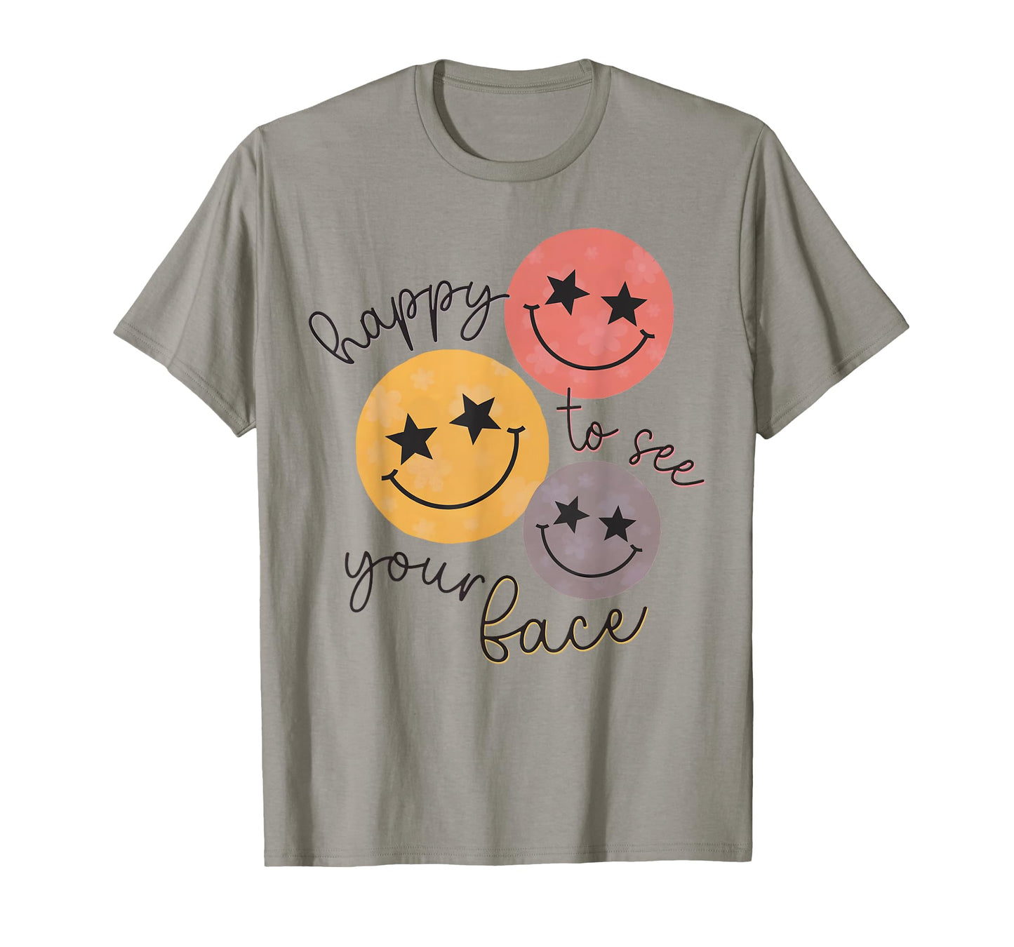 Happy To See Your Face Teacher Disco Ball Back To School T-Shirt