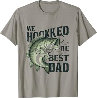 Vintage Retro We Hooked The Best Dad Father's Day Fisher T-Shirt