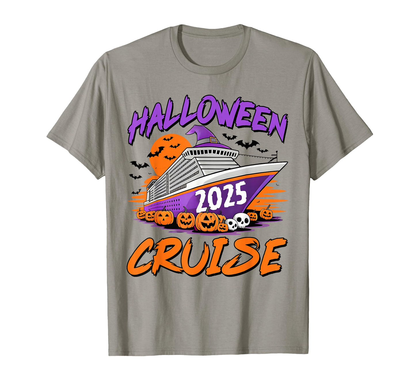 Halloween Cruise 2025 Halloween Trip Family Cruising Squad T-Shirt