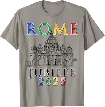 Rome Jubilee Pilgrims of Hope 2025, Vatican v6 T-Shirt