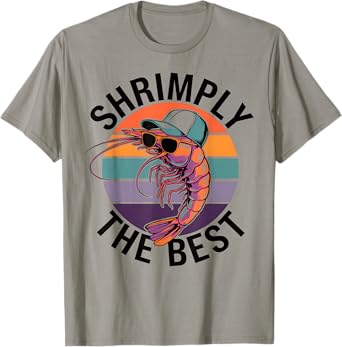 Shrimp Lover Retro Vintage Shrimping Seafood Boil Fisherman T-Shirt