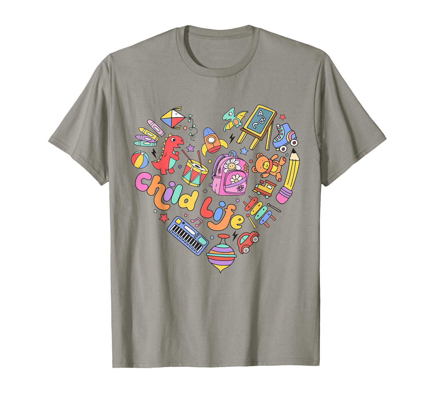 Retro Child Life Specialist Play Therapy Child life Intern T-Shirt