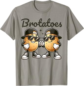Best Friend Potato Pun Funny Matching Boys Bestie BFFs Kids T-Shirt