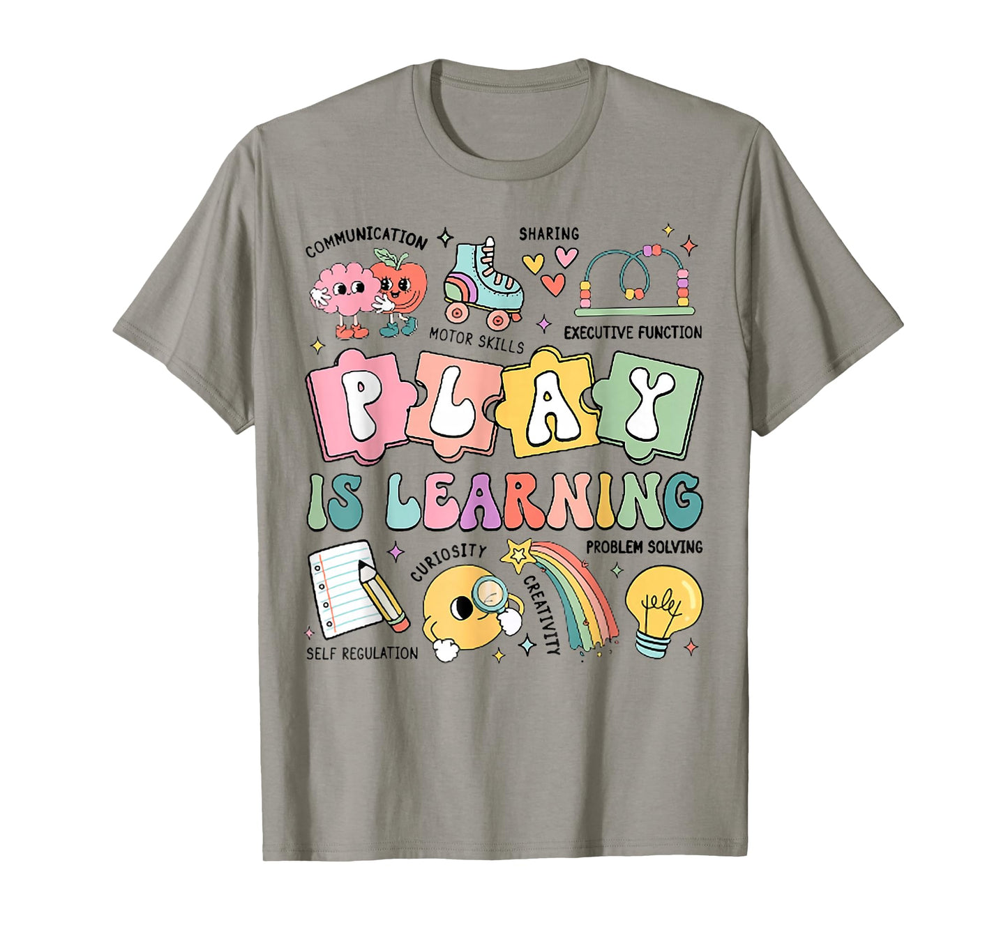 Retro Play is Learning Kindergarten Teacher Team Women T-Shirt