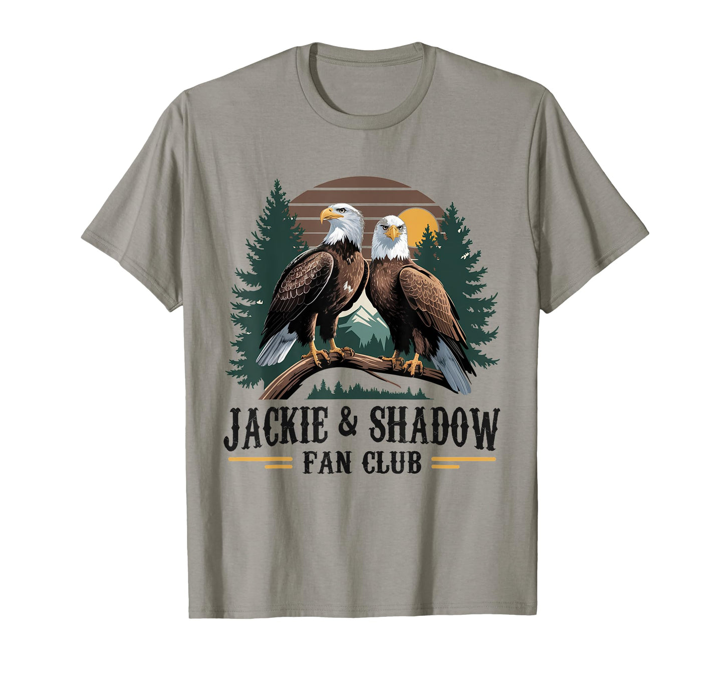 Jackie And Shadow Bald Eagle Nature Lover Wildlife Outdoor T-Shirt