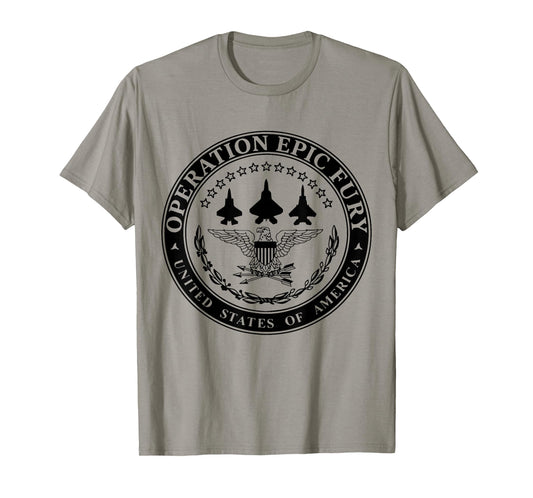 Operation Epic Fury USA T-Shirt - T-Shirt | Sand