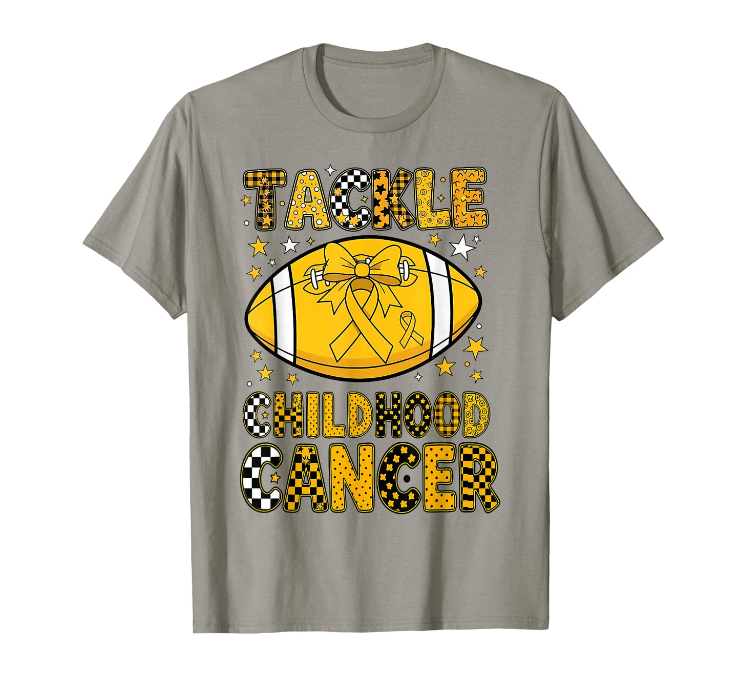 Childhood Tackle Football Childhood Cancer Awareness Women T-Shirt