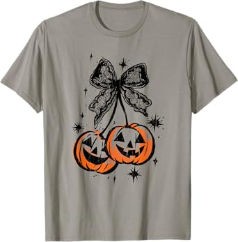 Cherries Pumpkin, Pumpkin Season, Cherries Pumpkin Halloween T-Shirt