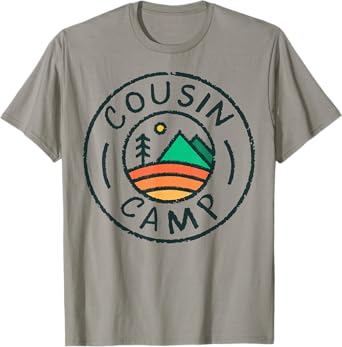 Cousin Camp Friends Summer Travel Family Vacation Camping T-Shirt