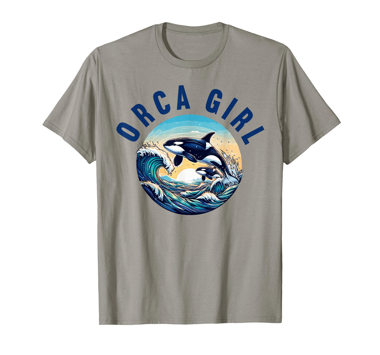 Ocean Loving Kids Orca Whale Girl T-Shirt