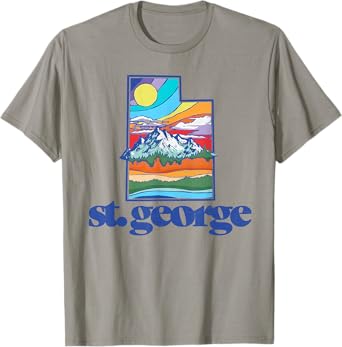 St. George Utah Vintage Nature Outdoor Graphic T-Shirt