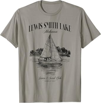 Lewis Smith Lake Alabama Outdoors Vintage T-Shirt