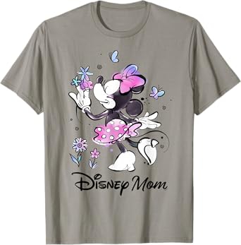 Disney Mom Minnie & Flowers Family Trip Mother’s Day Gift T-Shirt