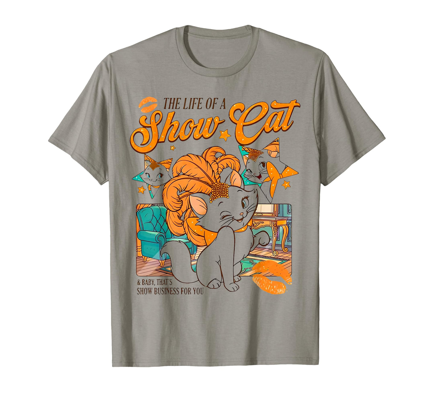 Funny Cat Era Life of Showcat Cat Lover Men Women Kids T-Shirt