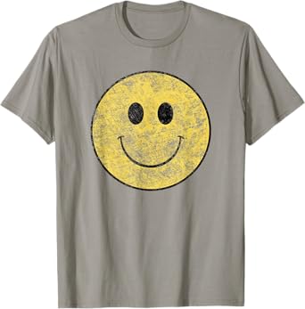 Vintage Smile Happy Face 70's Vibe T-Shirt
