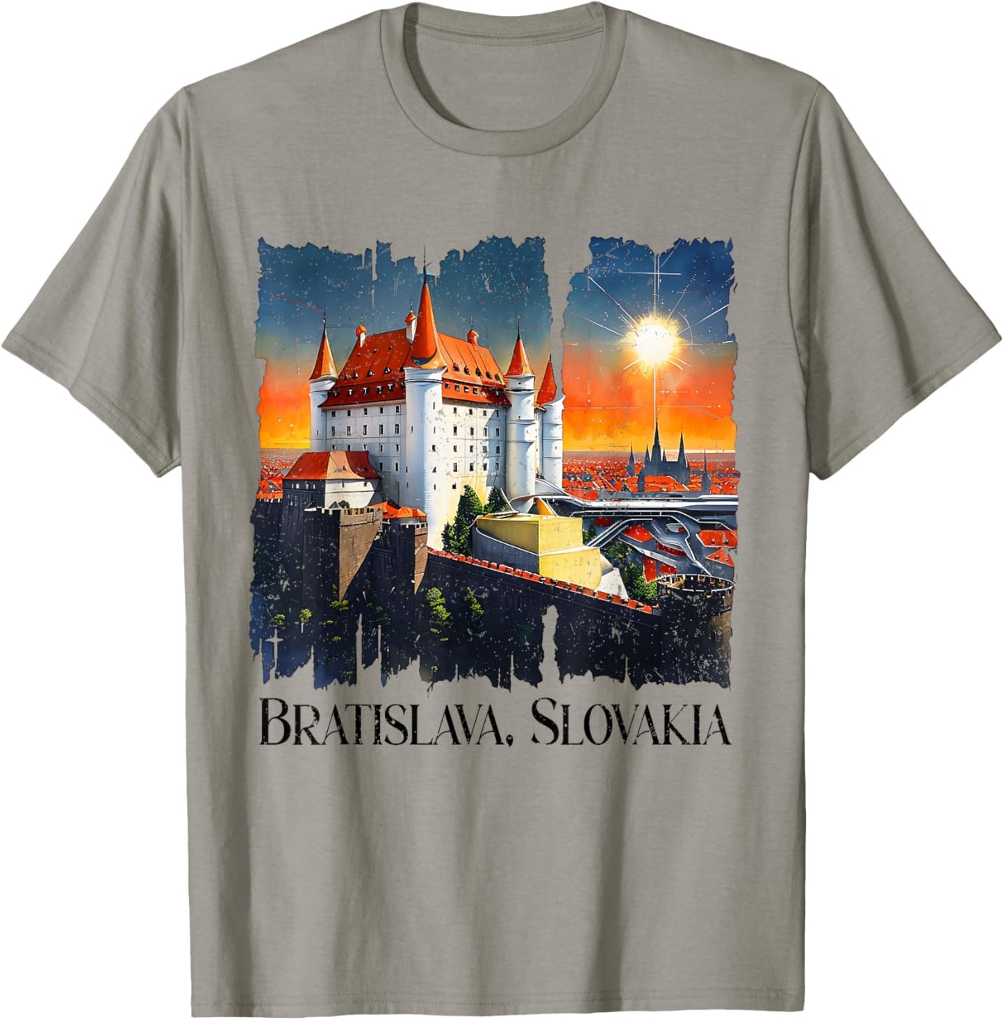 Bratislava Slovakia Travel Exploring Adventure Souvenir Gift T-Shirt